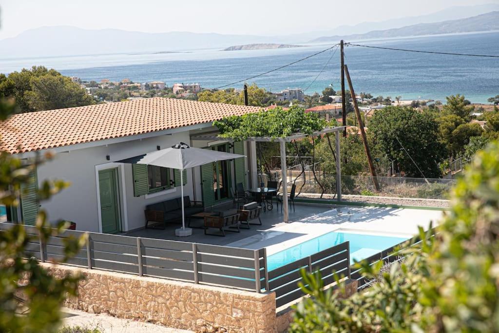Pine House Villa Agioi Bagian luar foto
