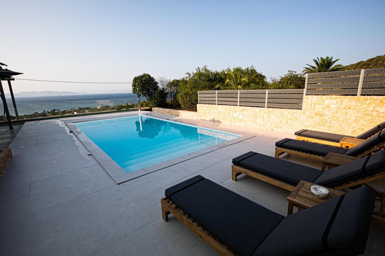 Pine House Villa Agioi Bagian luar foto